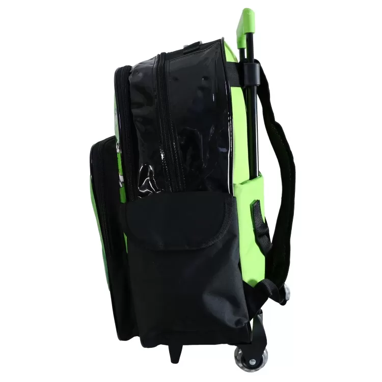 Mochila Escolar Cresko 2026 Minecraft 18" con Carro Art.MI221